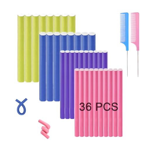 Beyoslf 36Pcs Flexible Hair Rollers and Curlers Set - 7