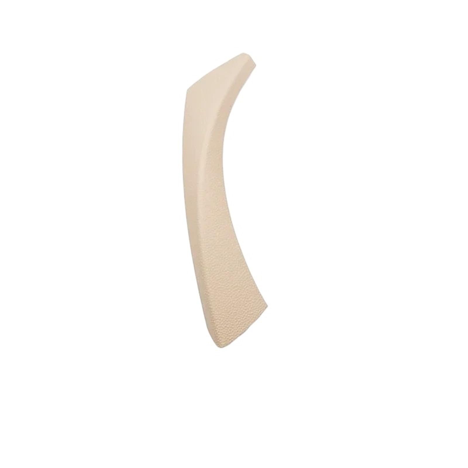 Ouokchm Car Interior Door Handle for BMW 3 for Series E90 E91 E92 E93 316 318 320 323 325 335 Decorative Cover Car Interior Handle Door Panel(Beige Cover Left)