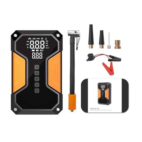 Démarreur de saut batterie rechargeable 8000 mAh avec compresseur d'air