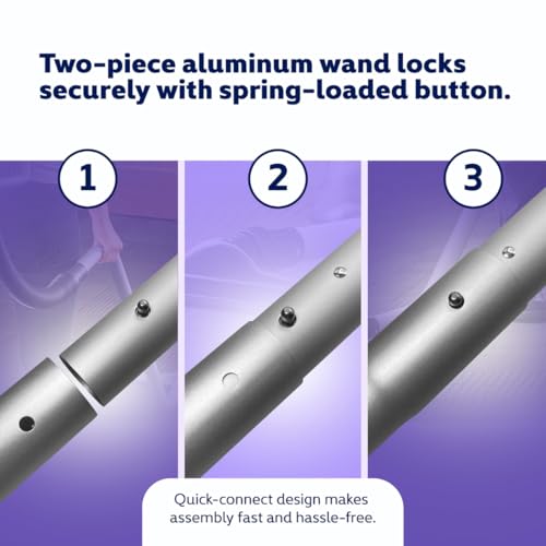Image of Replacement Wand+Floor+Carpet Brush. Compatible with ProTeam vacuum backpack and Hoover vacuum cleaner C2401-Commercial cleaner tool set for backpack systems; fits Super Coach Pro and Shoulder Vac Pro