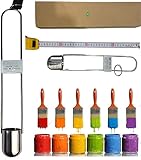 Zahn Viscosity Cup Zahn 2# cheap portable viscometer ZahnCup Viscosity Cup with #2Cup Stainless Steel Volume 44ml ZahnCup Pore Size 2.69mm No.2Cup