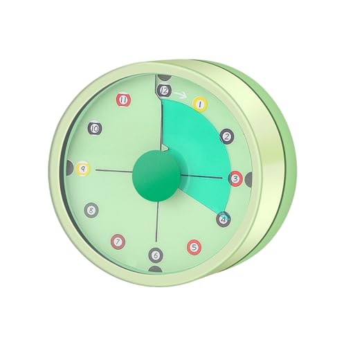 Temporizador mecánico de cuerda para aula, temporizador analógico visual de 60 minutos con alarma fuerte de 72 dB para profesores, niños, cocina, juegos, deportes, ducha y estudio