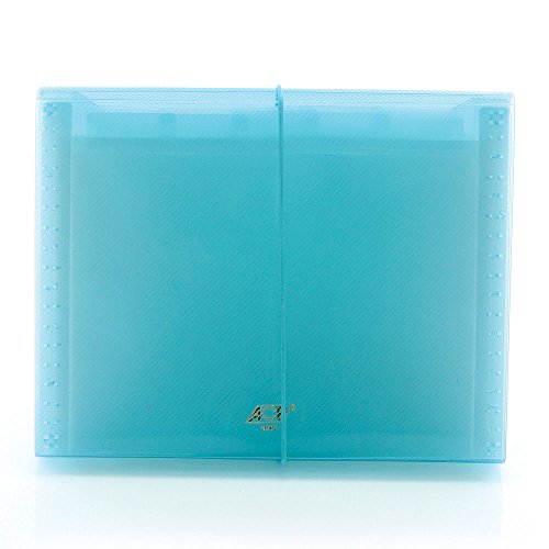 ACP 1049AZ, Pasta Sanfonada, Plástica, Duplicata 31 Divisões, Azul
