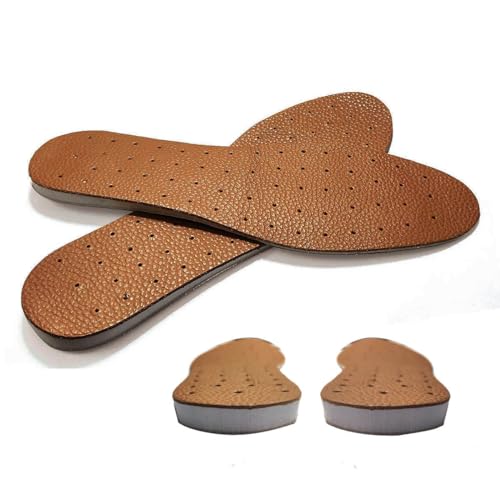 Plantillas de Cuero Aumentadoras Invisibles para Zapatos