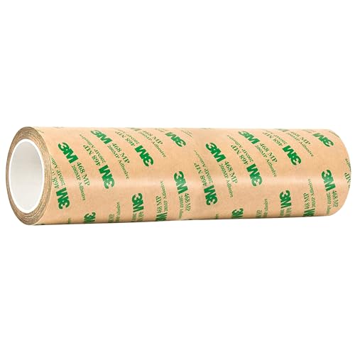 Image of 468MP Adhesive Transfer Tape, Bonding & Laminating, Clear, 12 in x 5 yds
