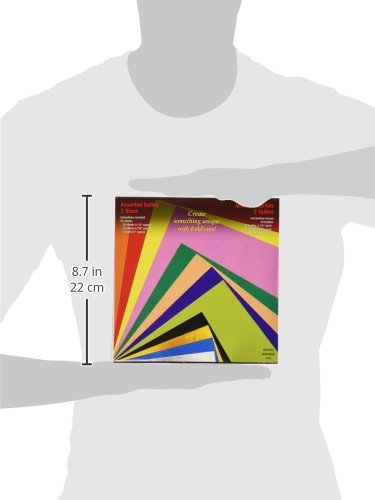 Yasutomo Origami Asst Colors 4 1/2", 5 7/8", 8" 55 Sheets #TOP2