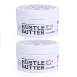 TATTOO HUSTLE BUTTER DELUXE ORIGINAL – 2x150ml vegan tattoo cream with natural ingredients like mango, papaya & shea butter to promote healing, reduces redness and swelling – pre- and aftercare balm