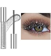 Vawolecy Gekleurde mascara voor wimpers, kleurrijke diamantglitter-mascara, glanzende schittering