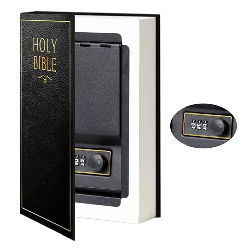 KASLVOX Bible Book Safe (Large, Combination Lock)