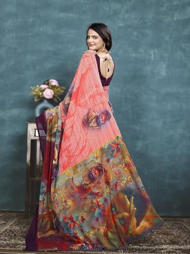 Image of Self design Paithani Art Silk saree(1350 Pushpa Coffee pt)