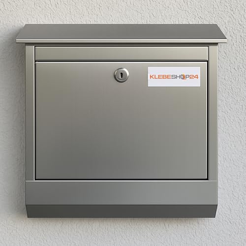 Klebeshop24 BESCHRIFTUNGSFENSTER SELBSTKLEBEND | Format + Menge wählbar | Transparent | Schmale Seite offen | Selbstklebetaschen / 25 mm x 75 mm, 24 Stück