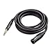 Cable Matters 6.35mm (1/4 Inch) TRS to XLR Cable - 10ft, Male to Male XLR to TRS Cable, Black - Not for Microphone Use