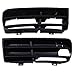 Fog Lamp Grille Front Lower Side Bumper Fog Light Grille Fit for VW Golf/Variant/4 Motion 1998-2006 Car Mesh Grills Styling Fog Lamp Grille Cover (Color : 1 Pcs Left) (1 Pair)