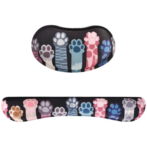 ReposamuñEcas ErgonóMico con Forma de Pata de Gato Alfombrilla