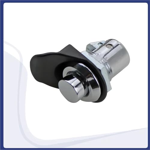 Zinc Alloy Circular Cam Rotating Tongue Lock Suitable Industrial Equipment Arcade Cabinet Doors 1Pcs (with Lock Core)