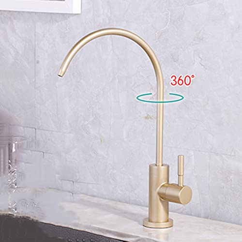 Grifo Filtro de Agua Blanca Grifo Solo Frío Grifo de ósmosis inversa para Fregadero