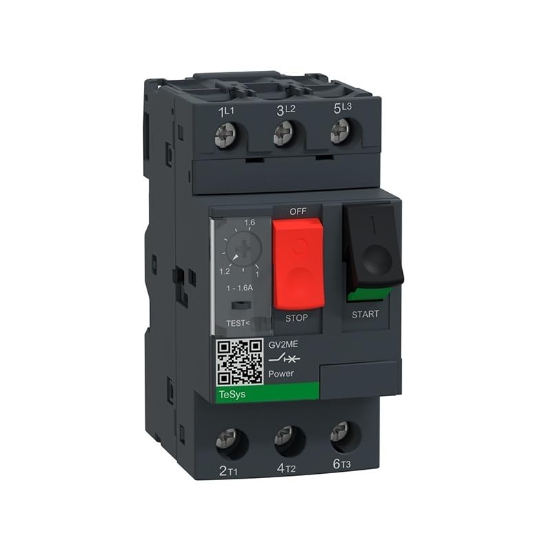GV2 Motor Thermal Magnetic Circuit Breaker (Button Type) GV2-ME05C ​​0.63-1.0A丨GV2ME05C
