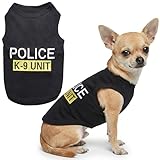 Parisian Pet Police Dog T-Shirt, Small