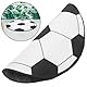 Runder Fußball Teppich 60 cm – rutschfeste Bodenschutzmatte Für Wohnzimmer Schlafzimmer Und Kinderzimmer Mit Einzigartigem Fußballmuster