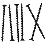 JEGONFRI 85pcs #8 × 2-1/2 inch High Hardness Drywall Screws, Black, Coarse Thread, Phillips Drive, Bugle Head, Black Wood Screws, Wood and More