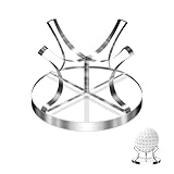 Acrylic Small Ball Stand Holder Sport Ball Display Rack Baseball Display Stand Ball Display Holder Non-Slip Rubber Pads Stand for Small Balls Golf Softball Tennis Ball Spheres to Display(Clear)