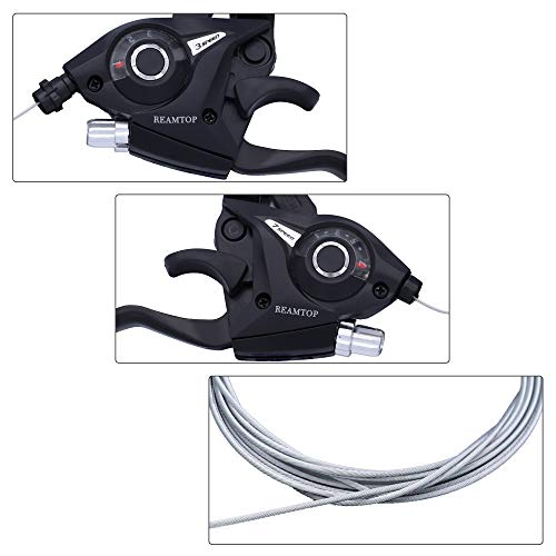 REAMTOP New MTB Bicycle Bike 3 x 7 Speed Shift/Shifter Brake Lever Combo