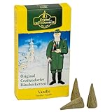 Rudolphs Schatzkiste Räucherkerzen Räucherkegel in hellem Beige mit feinem Vanilleduft BxHxT...