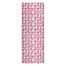 ALAZA Pink Checkered Background Cherry Bow Pattern Yoga Mat Non Slip Fitness Exercise Mat, Workout Mat for Yoga, Pilates and Floor Exercises
