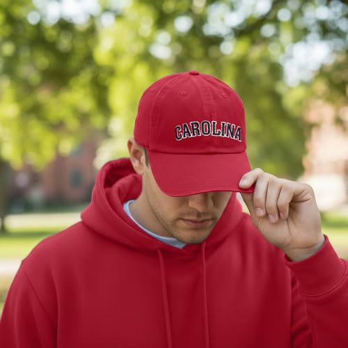 Gorra de béisbol ajustable roja University of South Carolina miniatura 5
