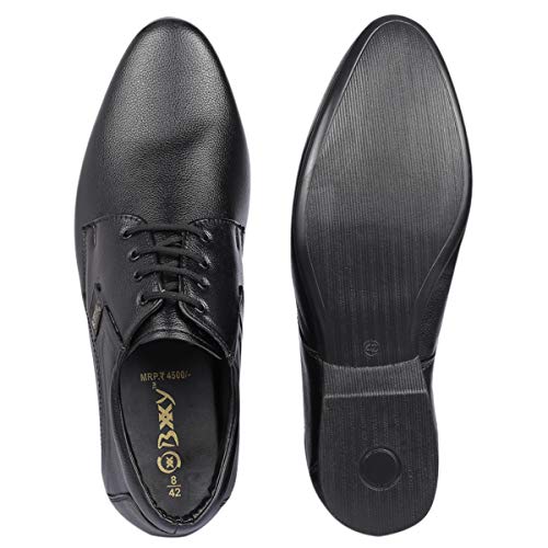 Image of BXXY 3 Inch Height Increasing Formal Faux Leather Derby Shoes