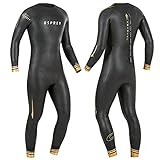 Osprey Wst0067 Trident, Traje de Neopreno de Longitud Completa para triatlón, 3 mm, para Hombre, XXL, Negro