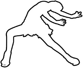 ION Graphics Magnet Figure Skater Magnetic Vinyl Die Cut Decal Skating Female Girl #1 5" Car Magnet Bumper Sticker