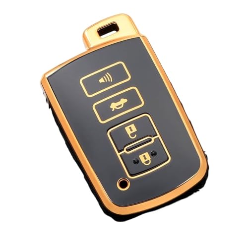 Funda de llave TPU para Toyota Auris y Prius con carcasa protectora de mando flexible