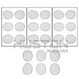 Wonderpark Value Pack Gel Soft Pads Silicone Shoe Stickers Relief Pain from Blisters, Bunions, Corns, Calluses, Friction,Pressure Spots Heel Pain (24)