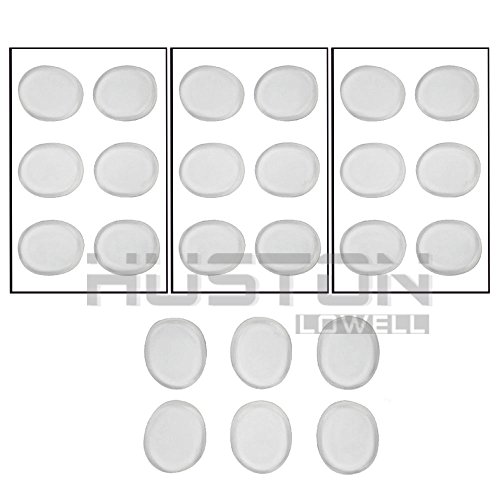 Wonderpark Value Pack Gel Soft Pads Silicone Shoe Stickers Relief Pain from Blisters, Bunions, Corns, Calluses, Friction,Pressure Spots Heel Pain (24)