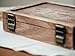 Vintage Walnut Personalized Photo Box – Rustic Handmade Gift for Weddings & Special Memories (Walnut (vintage), for Photo 4x6