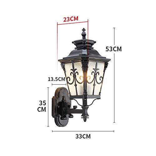 Lanterne d'extérieur en aluminium pour sécuriser un escalier sombre la nuit