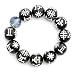 Eliana and Eli Black Panther KIMOYO Beads Bracelet Wakanda T'Challa Cosplay Jewelry Props with Crystal Bracelet Party Accessories Prime