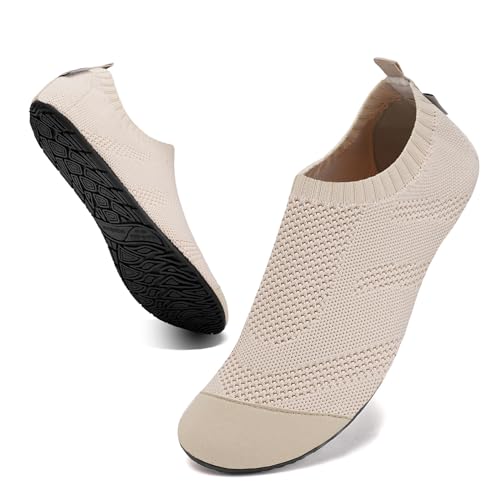 Image of WateLves Womens Barefoot Water Shoes Travel House Slippers for Indoor and Outdoor Aqua Socks for Beach Swim Surf Yoga Dancing Camping Must Haves