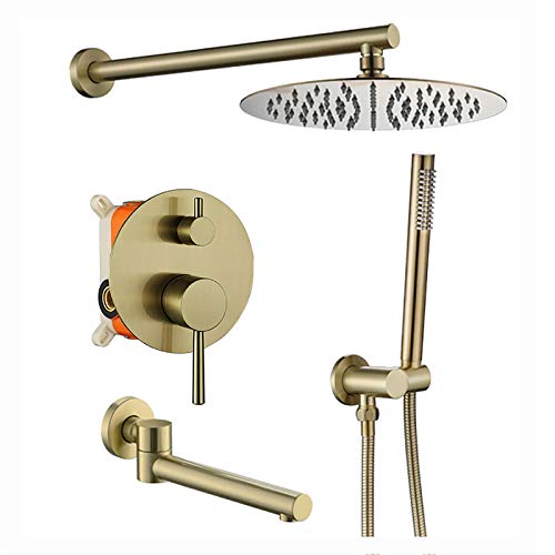 Ensemble de douche combiné en laiton pour éliminer les fuites de douche - 2