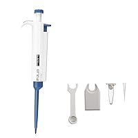 Vista 3 de ULAB Pipetador de un solo canal, micro pipetas de volumen ajustable, Vol.Range.0.1-2.5μl, ULH1015