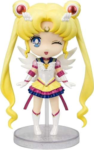 {Sailor Moon Figura Sai MERCHANDISING LICENCE Eternal Sailor Moon Cosmo Edition Fig 9 cm Pretty Guardian Sailor Moon figuarts Mini