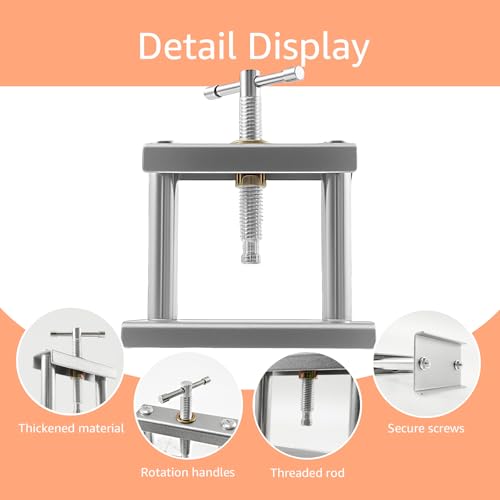 PEIZHIYC Presse de montre - Outil de verrouillage de boîtier pour changement de batterie - Kit d'outils de réparation de montre avec 12 matrices - Presse professionnelle - Uniquement pour cadrans – vue 4