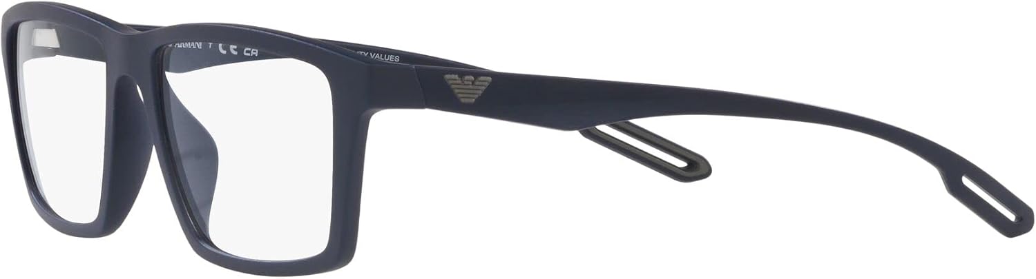 Emporio Armani mens Ea4189u Universal Fit Prescription Eyewear Frames With Two Interchangeable Sun Clip-ons - Image 3