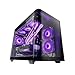 Produktbild Mars Gaming MC-FUSIONM, Gaming Micro-ATX Gehäuse, Seitliches Fenster & Gebogenes Frontglas Gehärtetem Glas, PC Minitower Doppelkammer, Flüssigkeitskühlung Unterstützung, Optimierter Innenraum, Schwarz