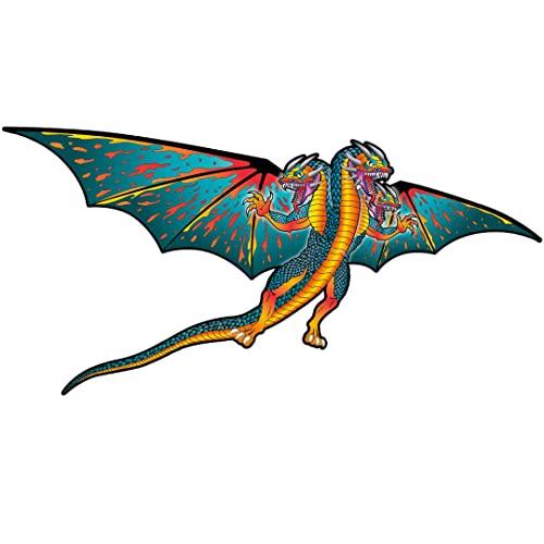 Windnsun Supersized Three-Headed Dragon 3D Nylon Kite, 76 Inches Wide #TOP4