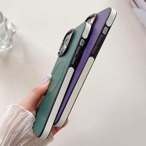 Couverture souple magnétique mate iPhone 14 Pro Max cuir