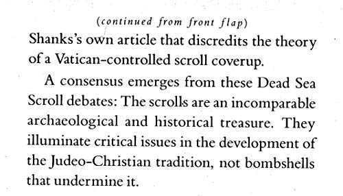 Understanding the Dead Sea Scrolls: A Reader fr... 0679414487 Book Cover