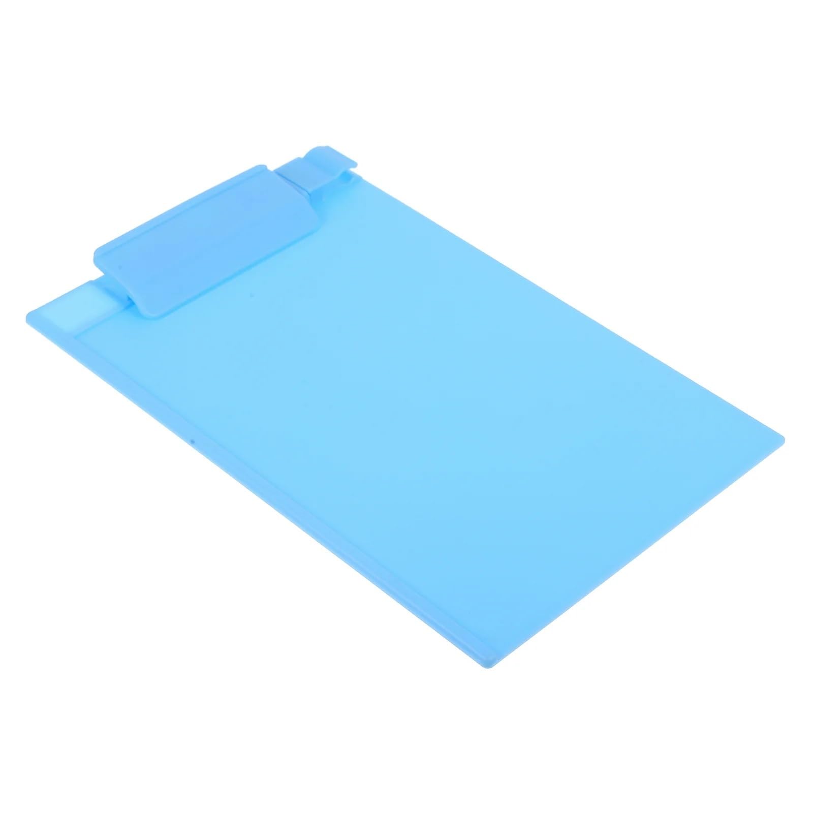 Klemmbretter 3 Stück Kunststoff A5 Zwischenablage Profil Clip Papierhalter Schreibordner for Schule, Klassenzimmer, Büro(Blue)