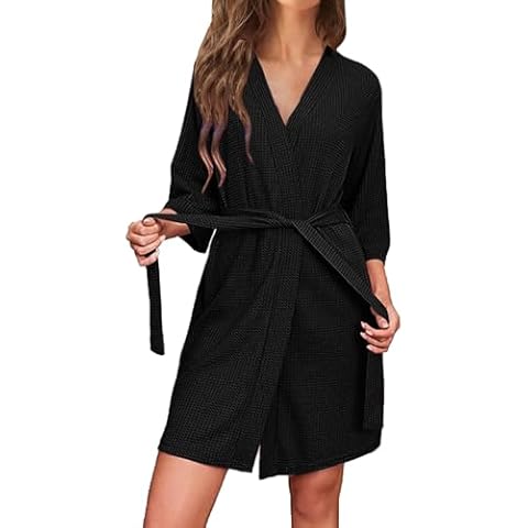 Waffle Kimono Robe for All Seasons Cover
